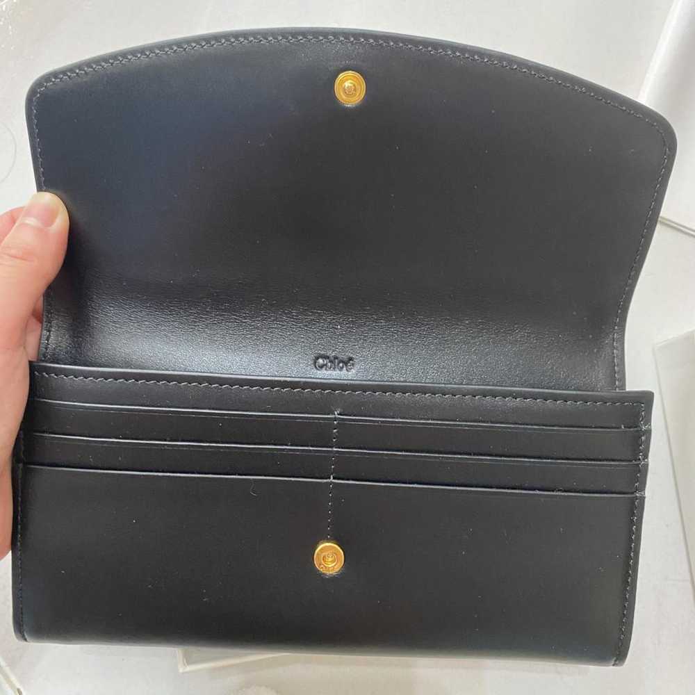 Chloé C leather clutch - image 3