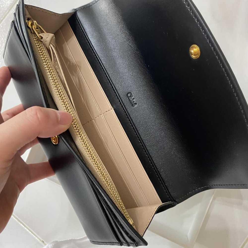 Chloé C leather clutch - image 8