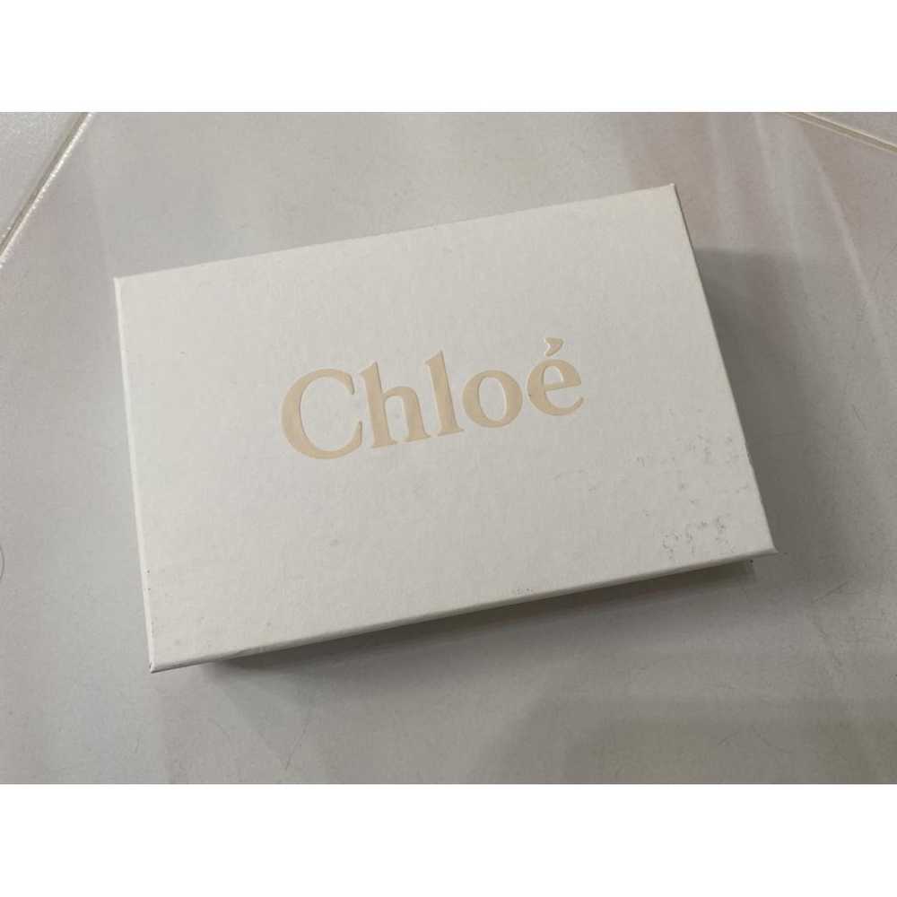 Chloé C leather clutch - image 9