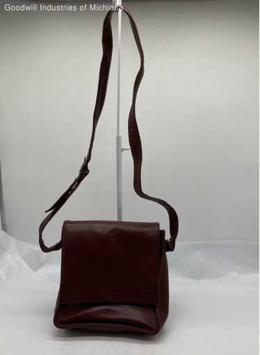 Women's Perlina Burgundy Leather Cross Body Bag