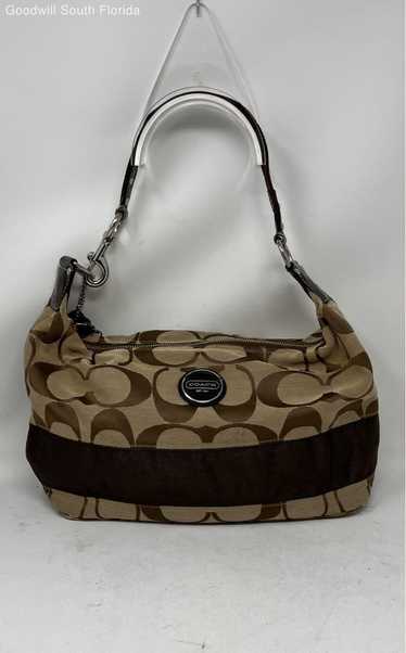 Coach Womens F17434 Brown Signature Logo Inner Poc