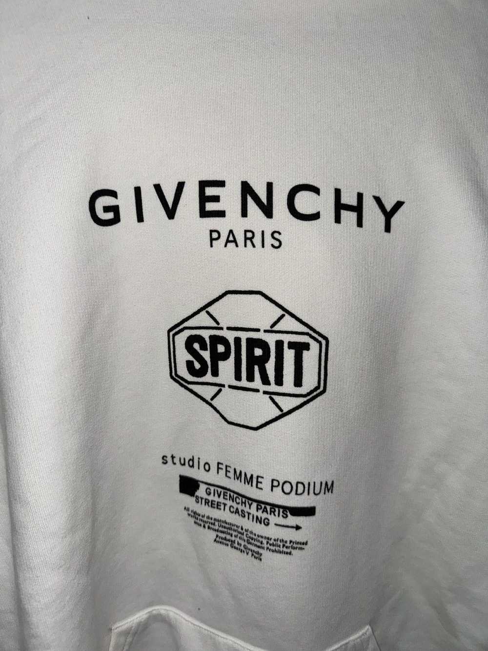 Givenchy Given by Paris Spirit Logo Hoodie Size S… - image 3