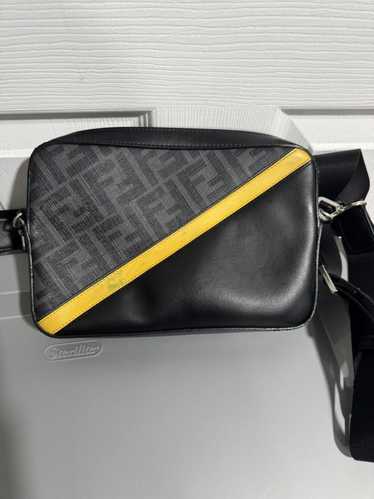 Fendi Fendi Diagonal Camera Case Zucca Shoulder Ba