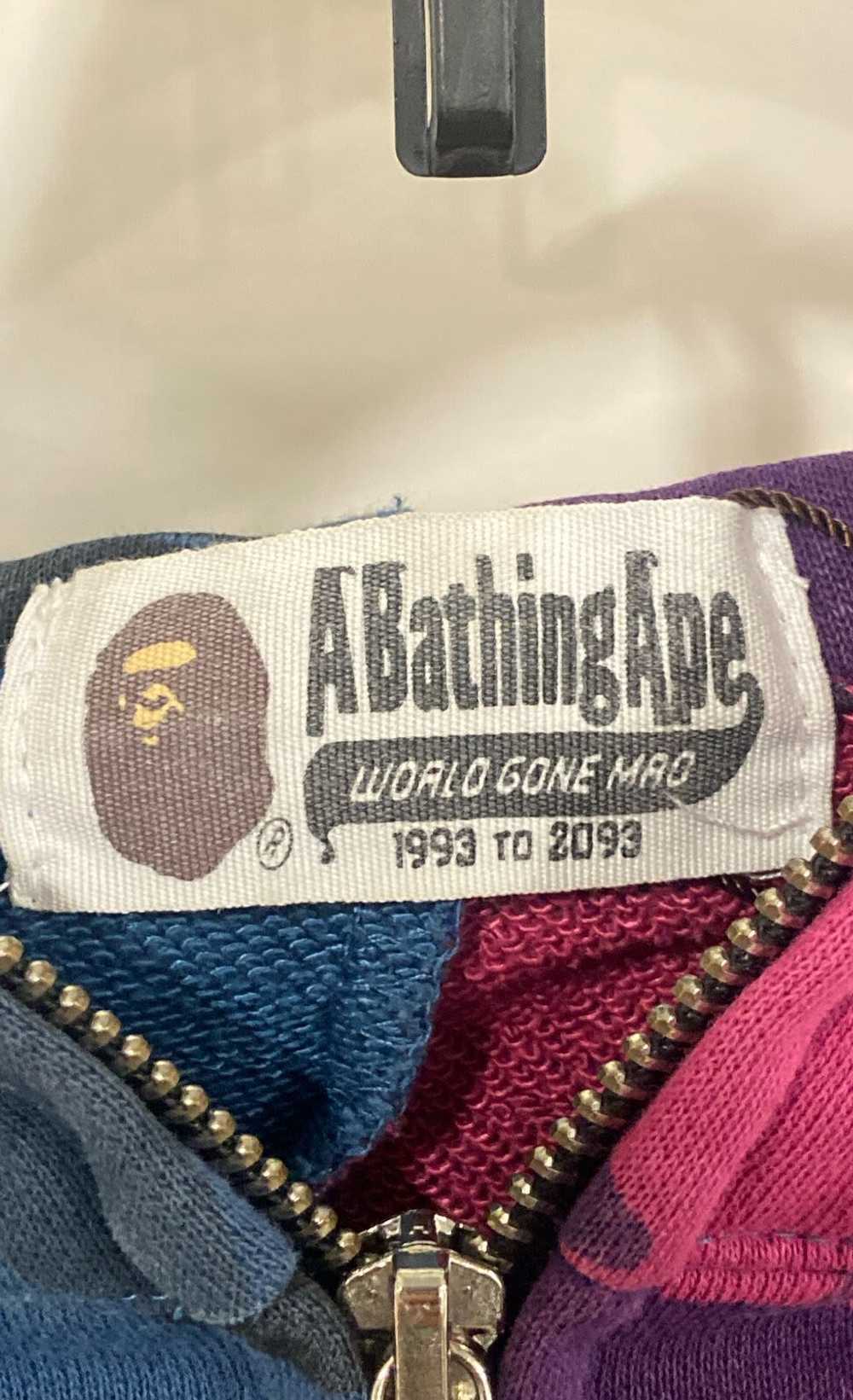 A Bathing Ape Unisex Multicolor Graphic Zip Up Ho… - image 3