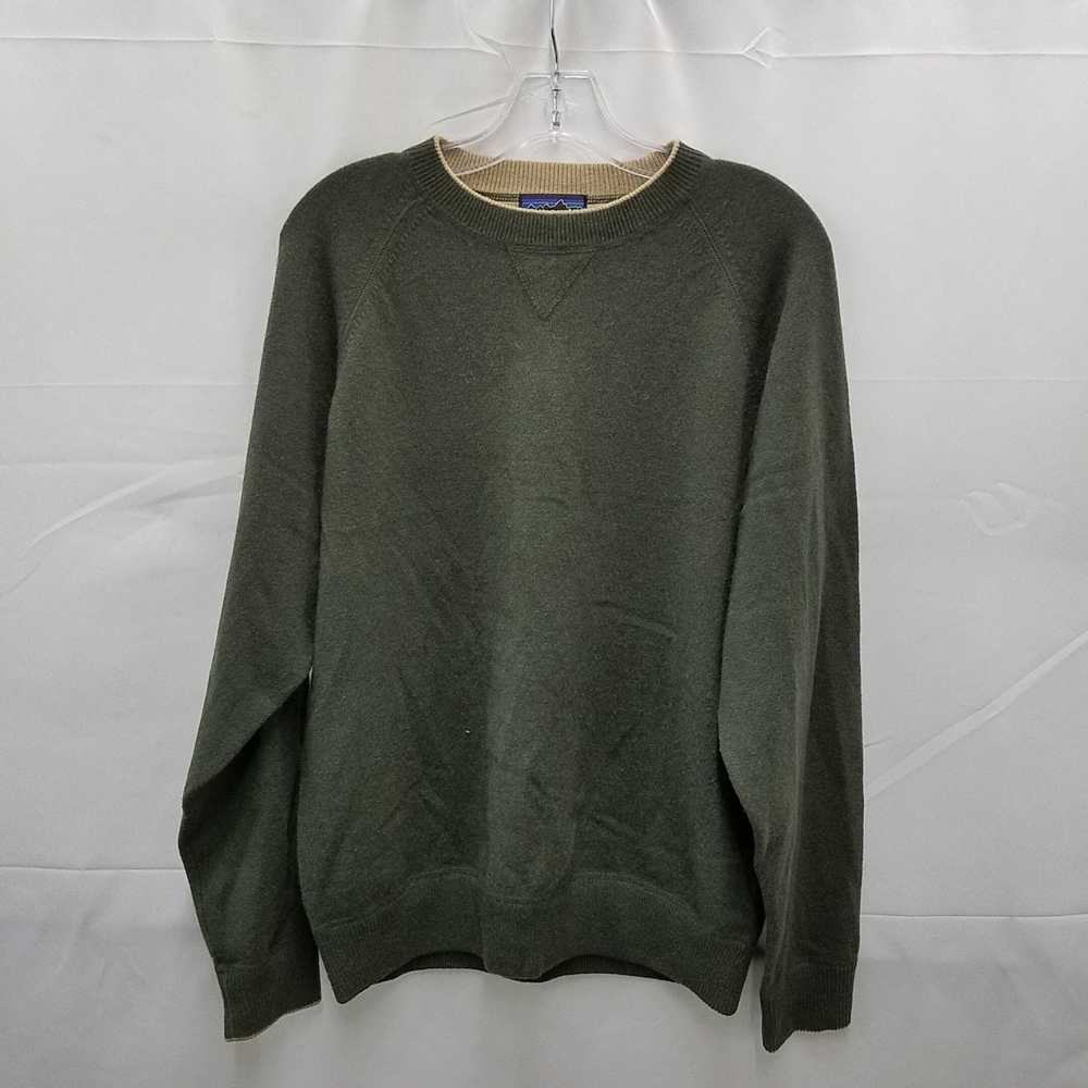 Patagonia Men's Green Cashmere Sweater Size S - image 1