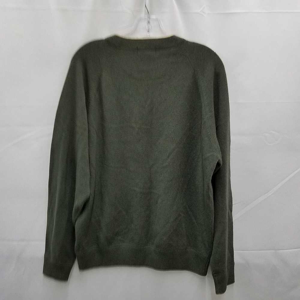 Patagonia Men's Green Cashmere Sweater Size S - image 2