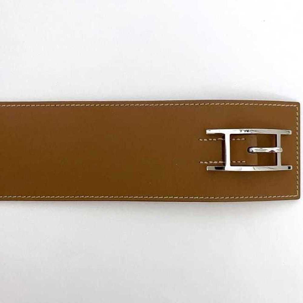 Hermes Hermes bracelet f-21358 camel brown bangle… - image 6