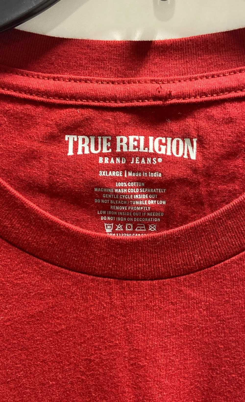 NWT True Religion Unisex Adults Red Cotton Multi … - image 4