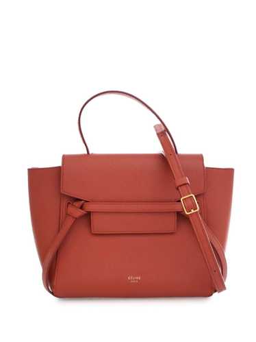 Céline Pre-Owned 2018 Nano Leather Belt satchel - 