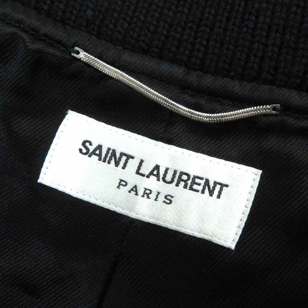 SAINT LAURENT PARIS Bomber jacket 632477 Rayon Bl… - image 6