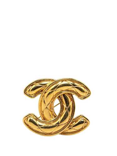 CHANEL Pre-Owned 1970-1980 Gold Plated CC Quilted 