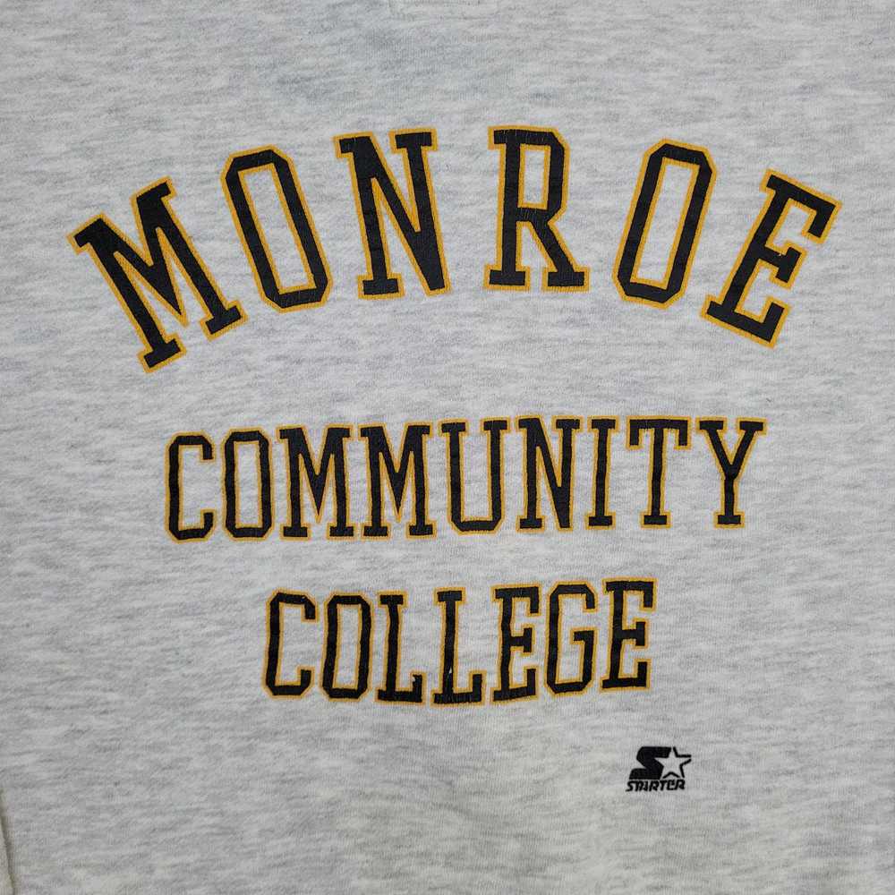 Starter Vintage Monroe College Sweatshirt Large 2… - image 3