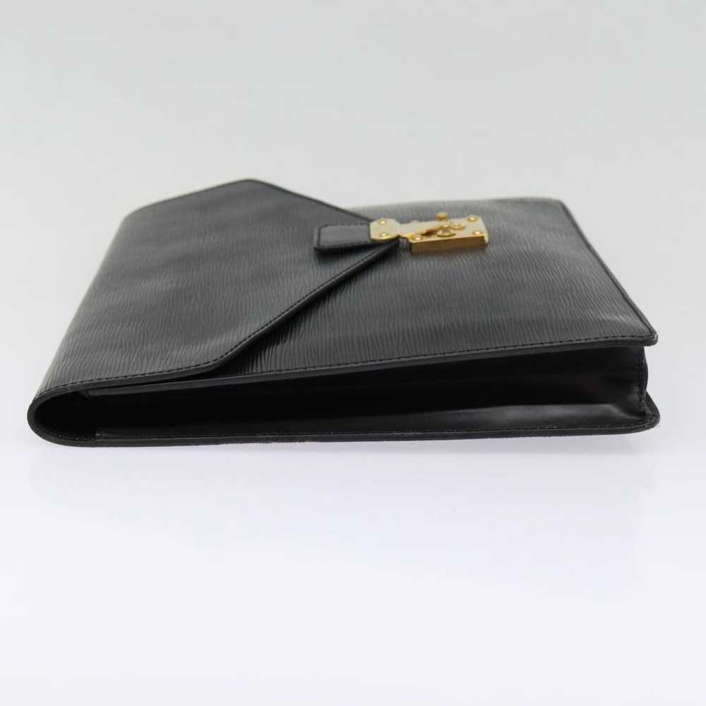 Louis Vuitton Senateur Black Leather Briefcase Ba… - image 11