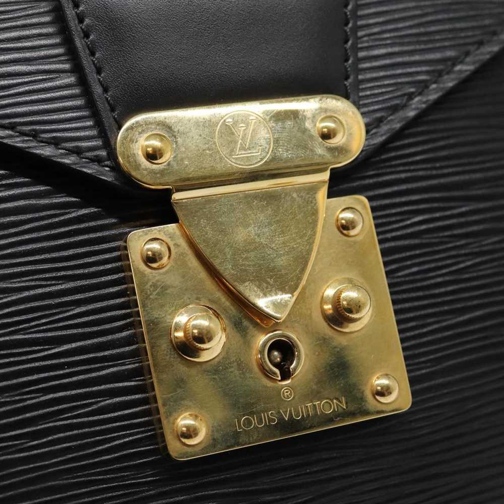 Louis Vuitton Senateur Black Leather Briefcase Ba… - image 8