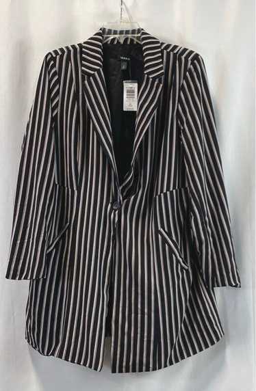 NWT Torrid Womens Black White Striped Studio Crepe