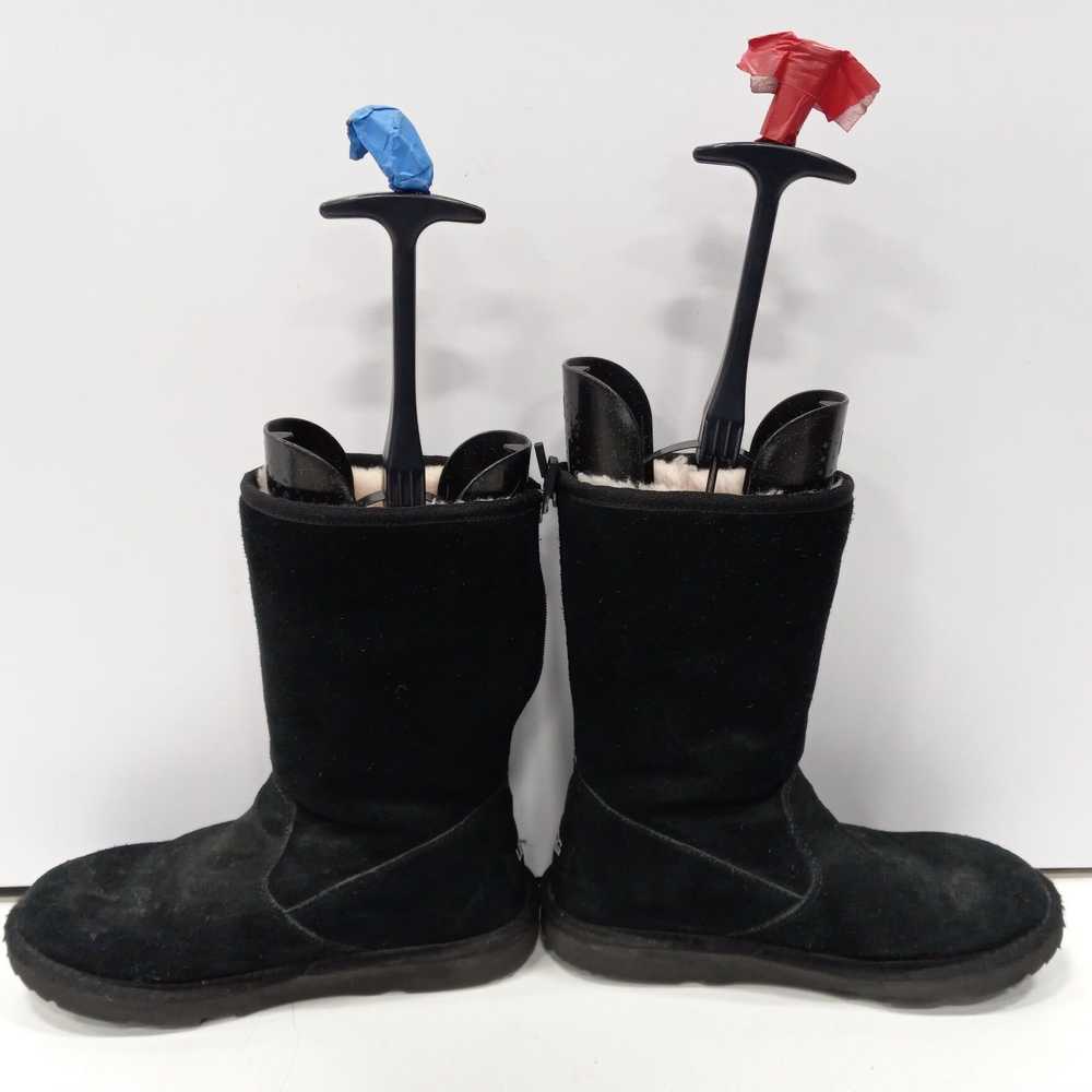 Ugg Women's Black Suede Boots Size 4 - image 2