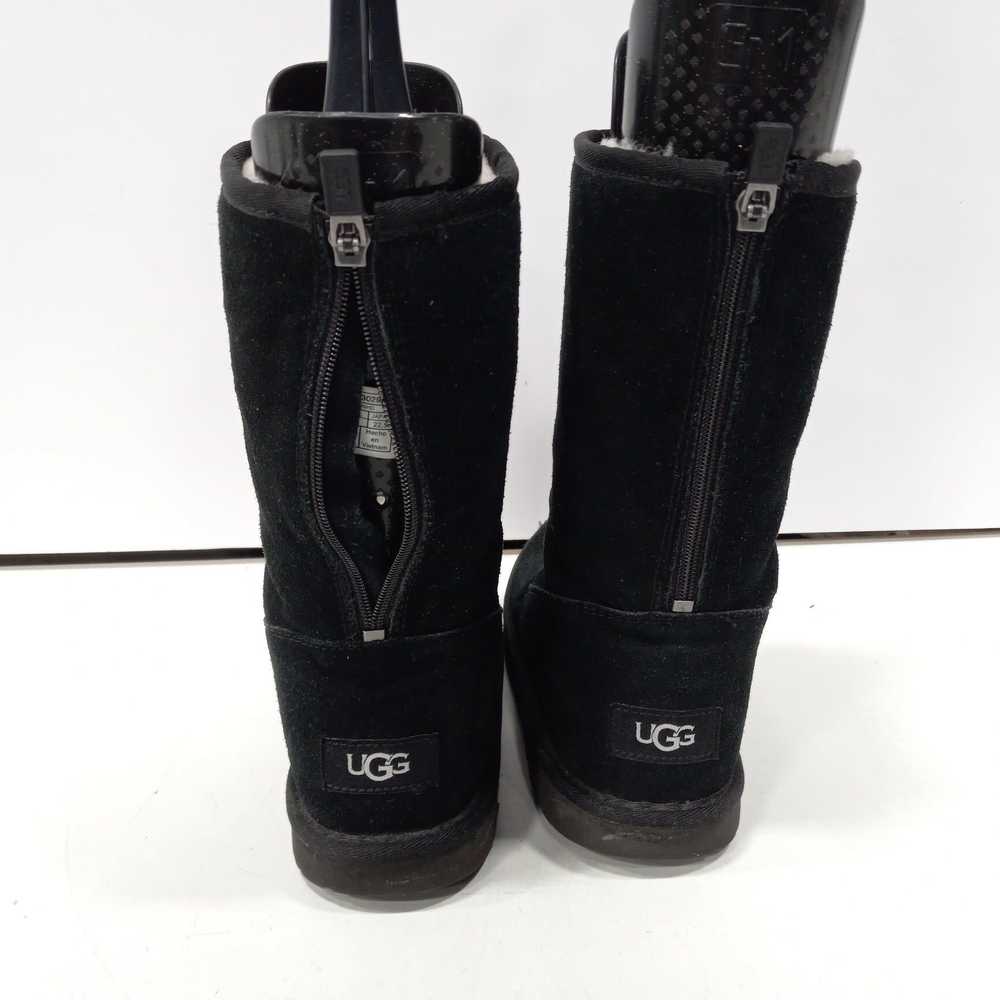 Ugg Women's Black Suede Boots Size 4 - image 3