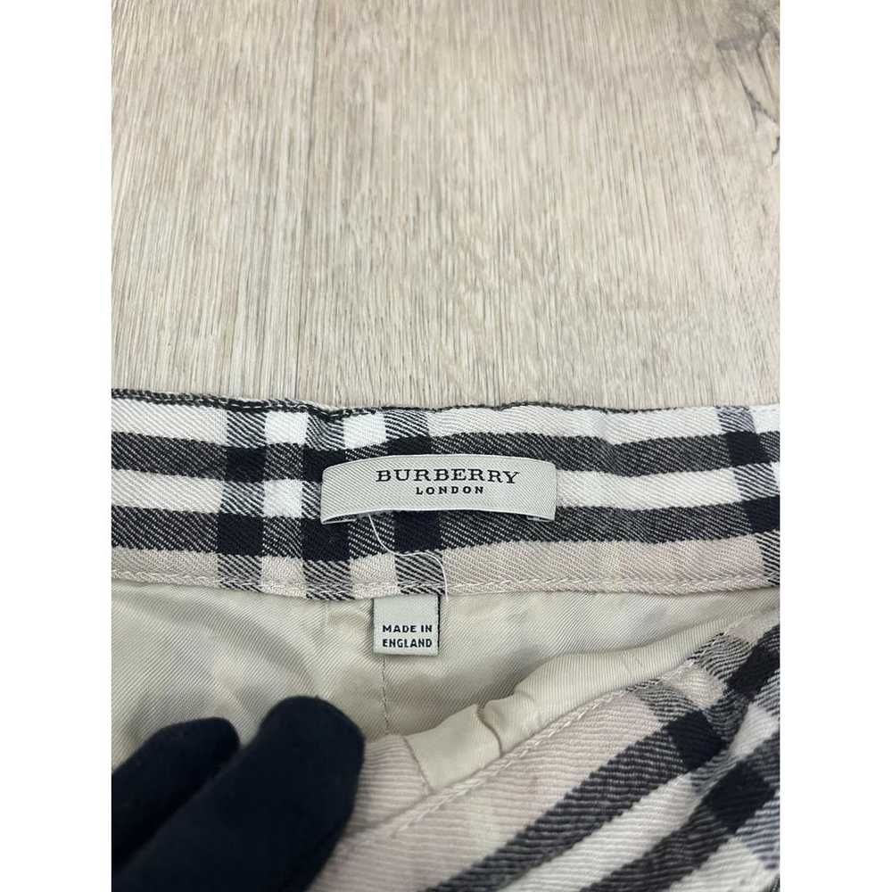 Burberry Wool mid-length skirt - image 2