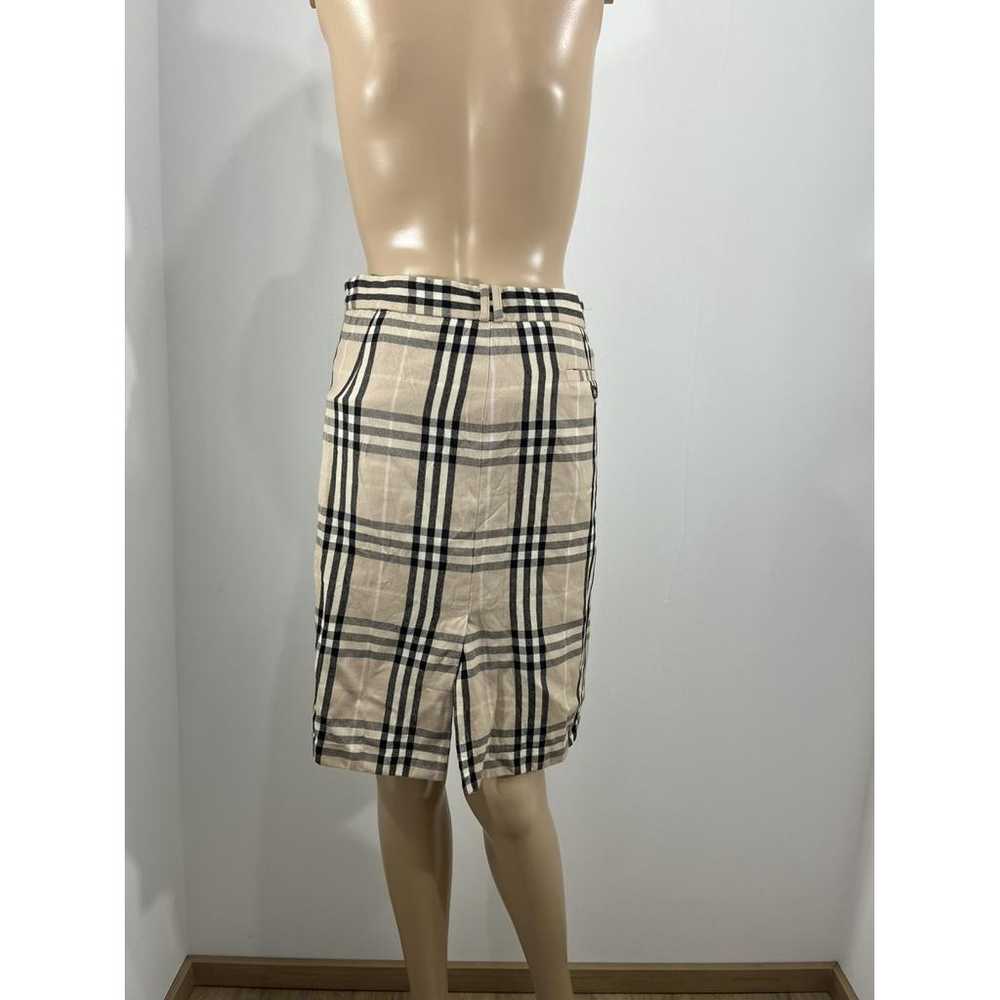 Burberry Wool mid-length skirt - image 8