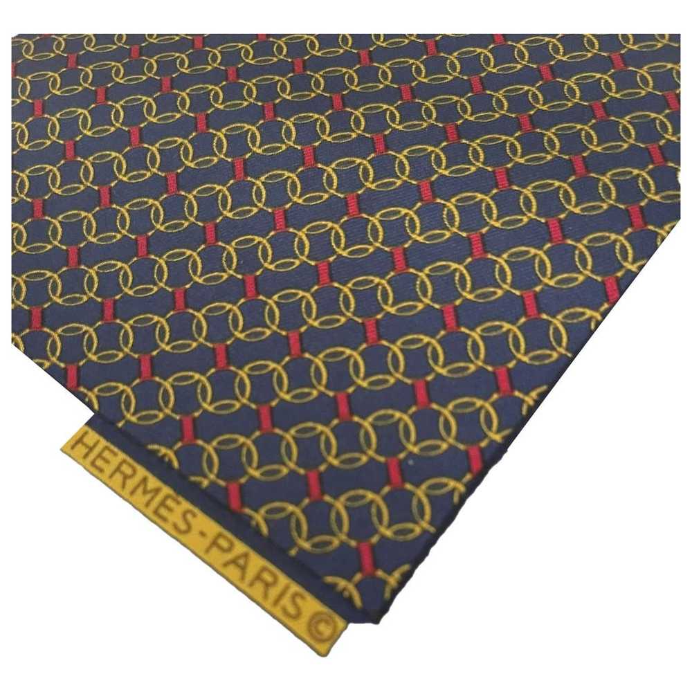 Hermès Pochette silk scarf & pocket square - image 1