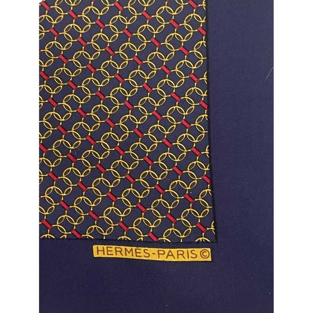 Hermès Pochette silk scarf & pocket square - image 2