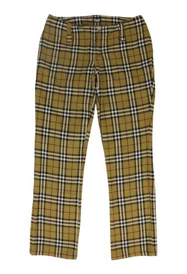 Dolce & Gabbana D&G FW 2000 check wool trousers - image 1