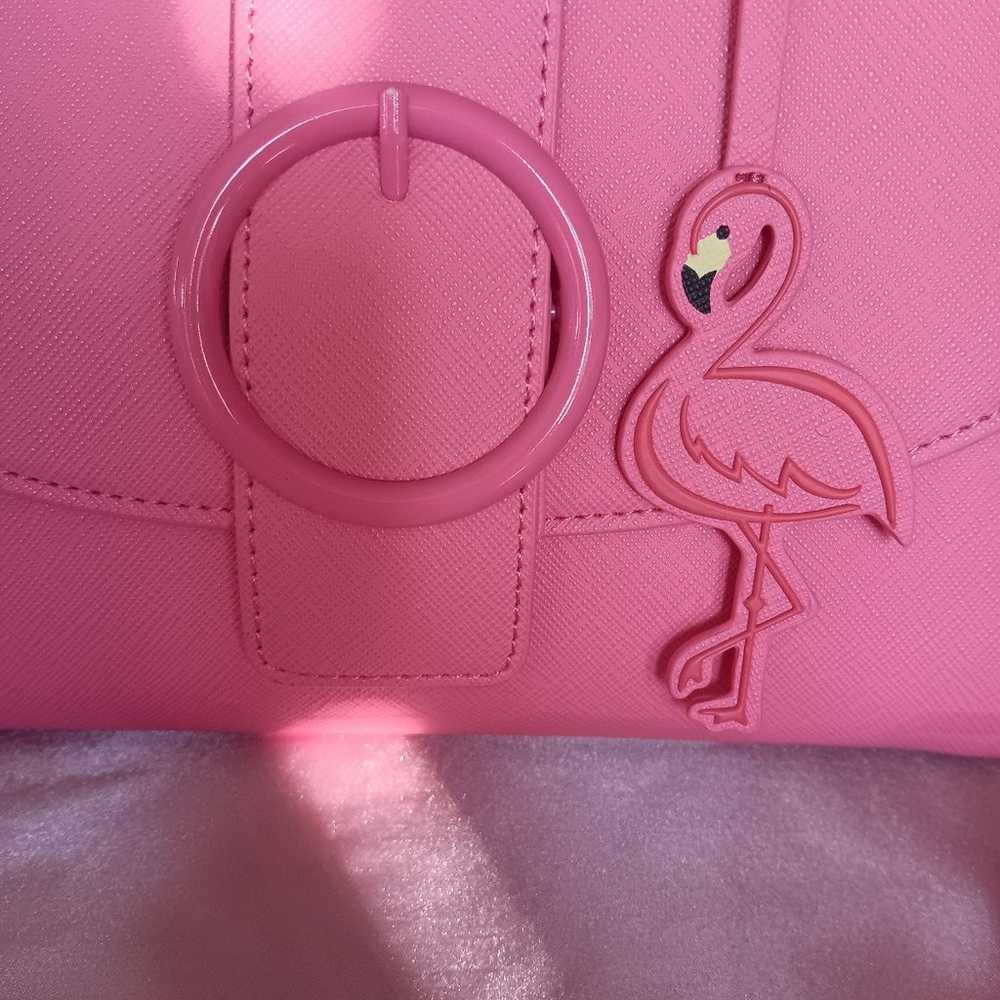 Loungefly Pink Flamingo Handbag - image 2