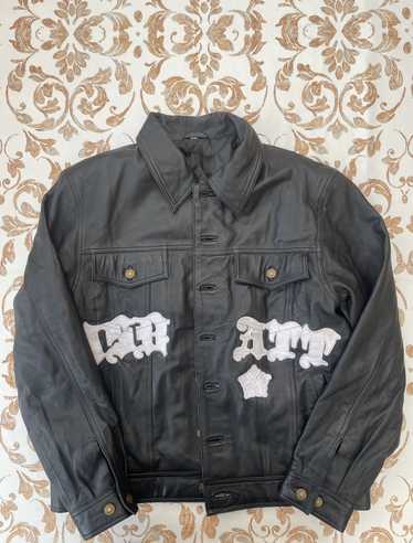 Osbbat Osbatt OG leather Trucker jacket - image 1