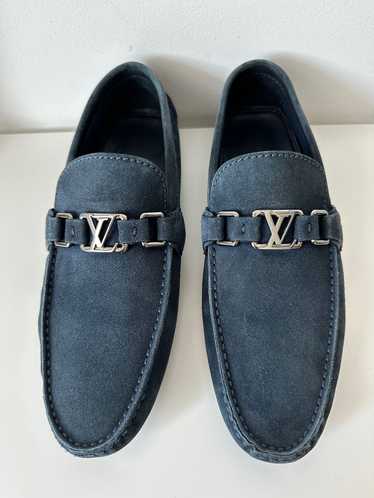 Louis Vuitton Louis Vuitton Hockenheim Navy Suede… - image 1