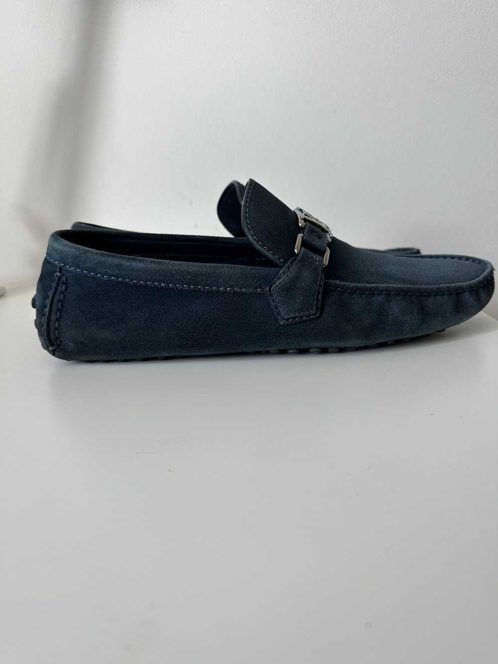 Louis Vuitton Louis Vuitton Hockenheim Navy Suede… - image 8