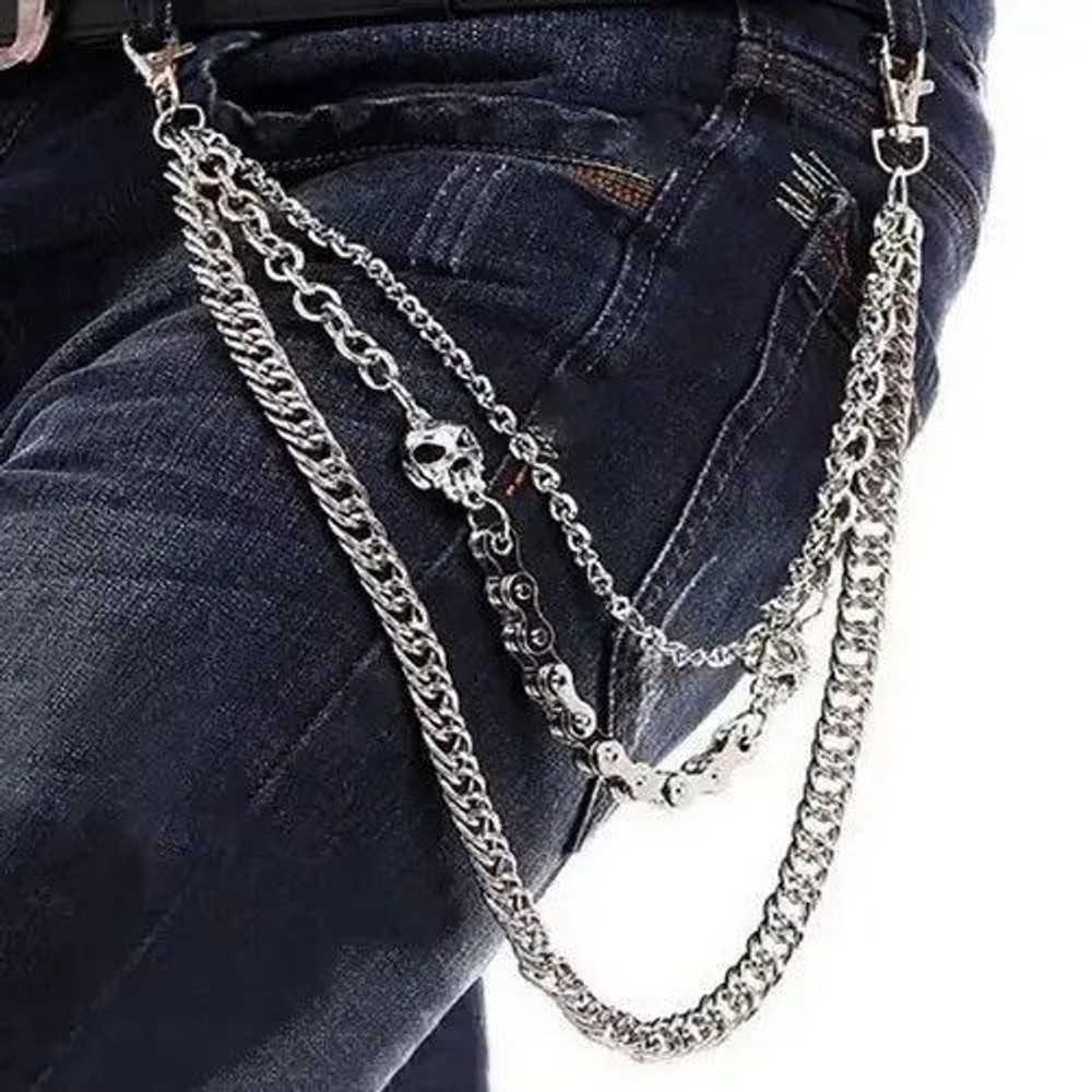 Chain × Jewelry × Streetwear Multilayer Waist Pun… - image 1