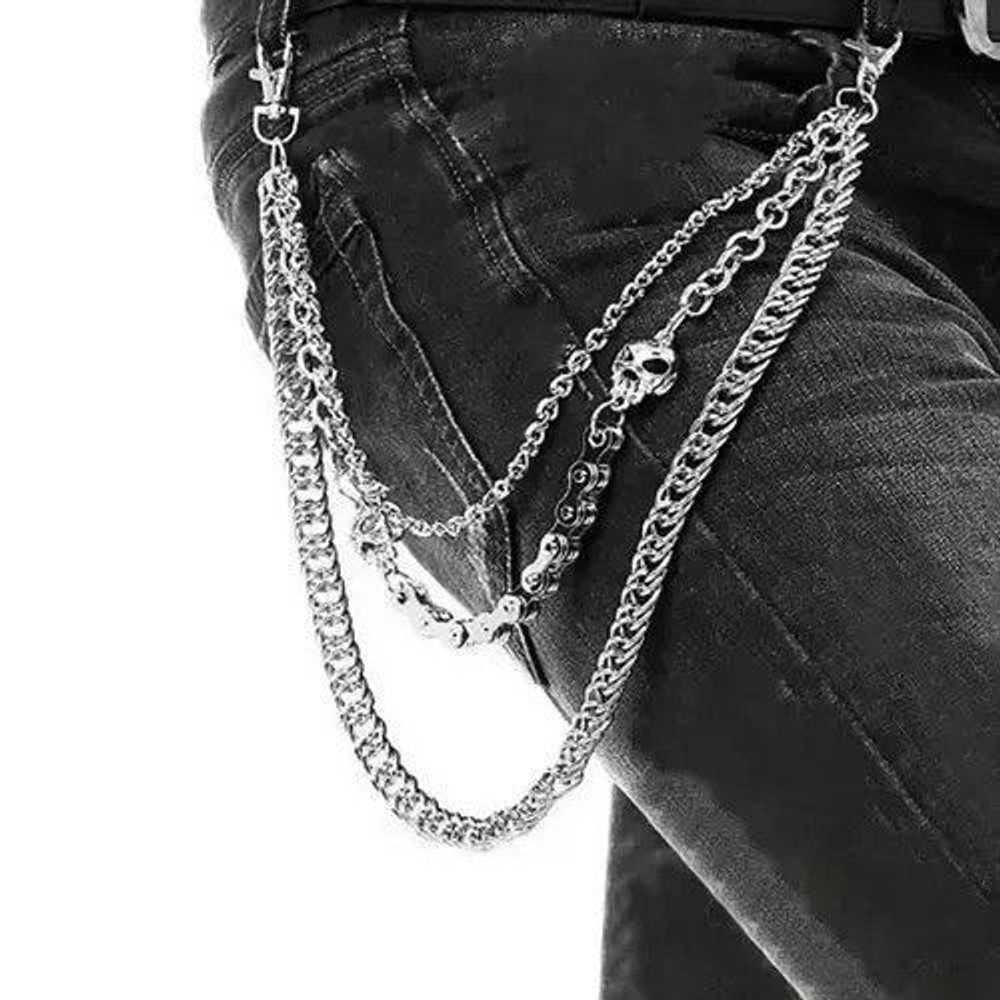 Chain × Jewelry × Streetwear Multilayer Waist Pun… - image 4