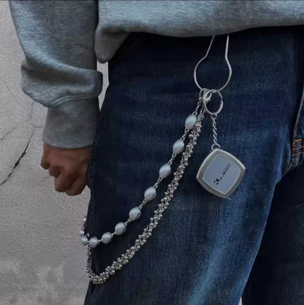 Chain × Jewelry × Streetwear Luxurious Metal Pear… - image 1