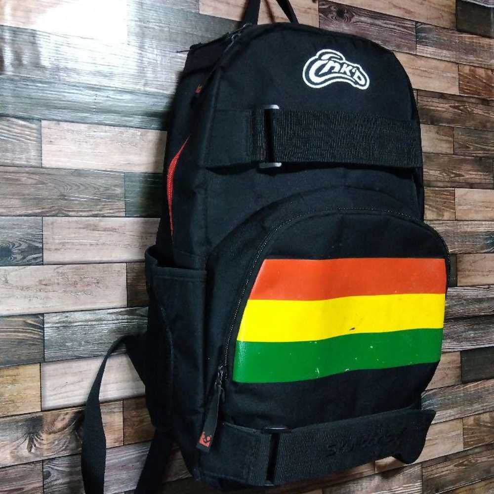 Popular Skullcandy Rasta Color Backpack - image 4