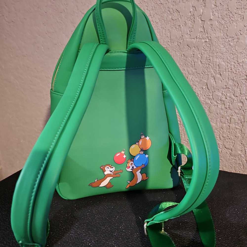 Disney x Loungefly Christmas tree backpack purse - image 2