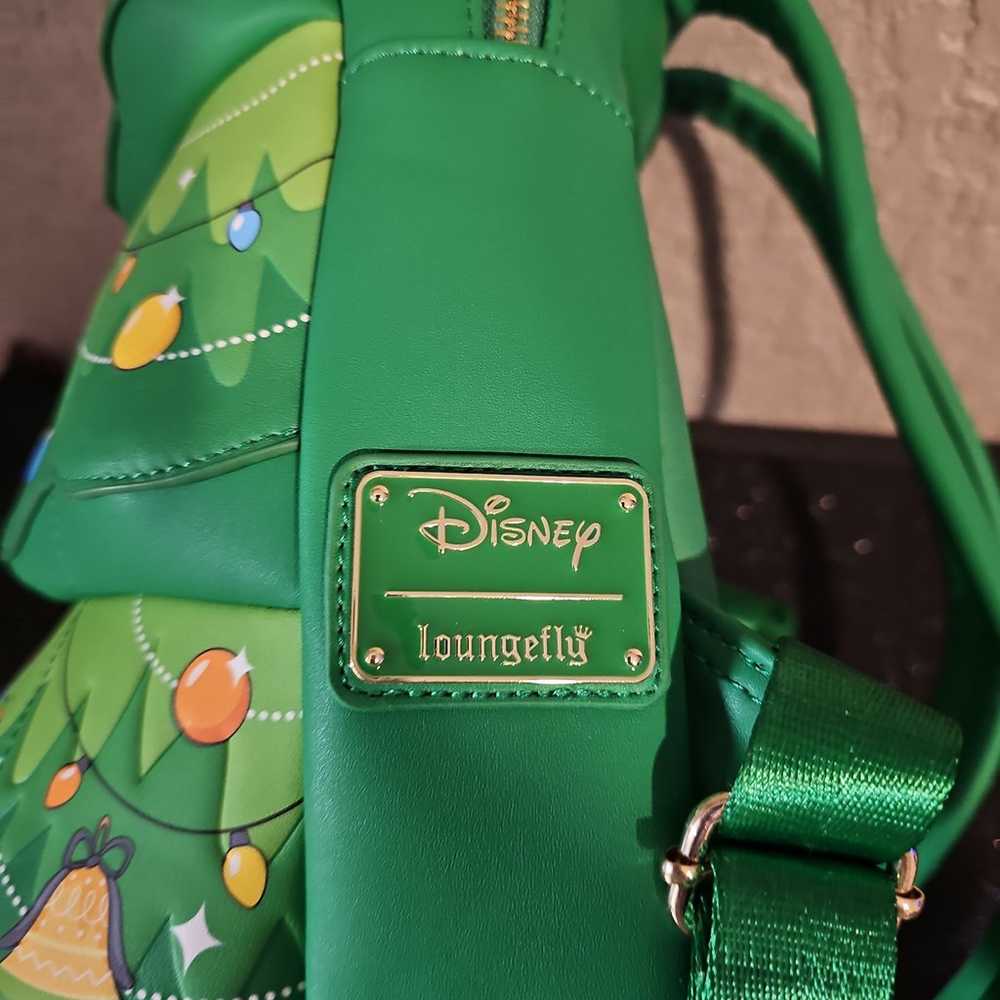 Disney x Loungefly Christmas tree backpack purse - image 4