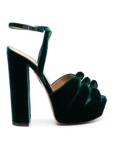 Aquazzura o1srvl11e1024 Platforms in Green