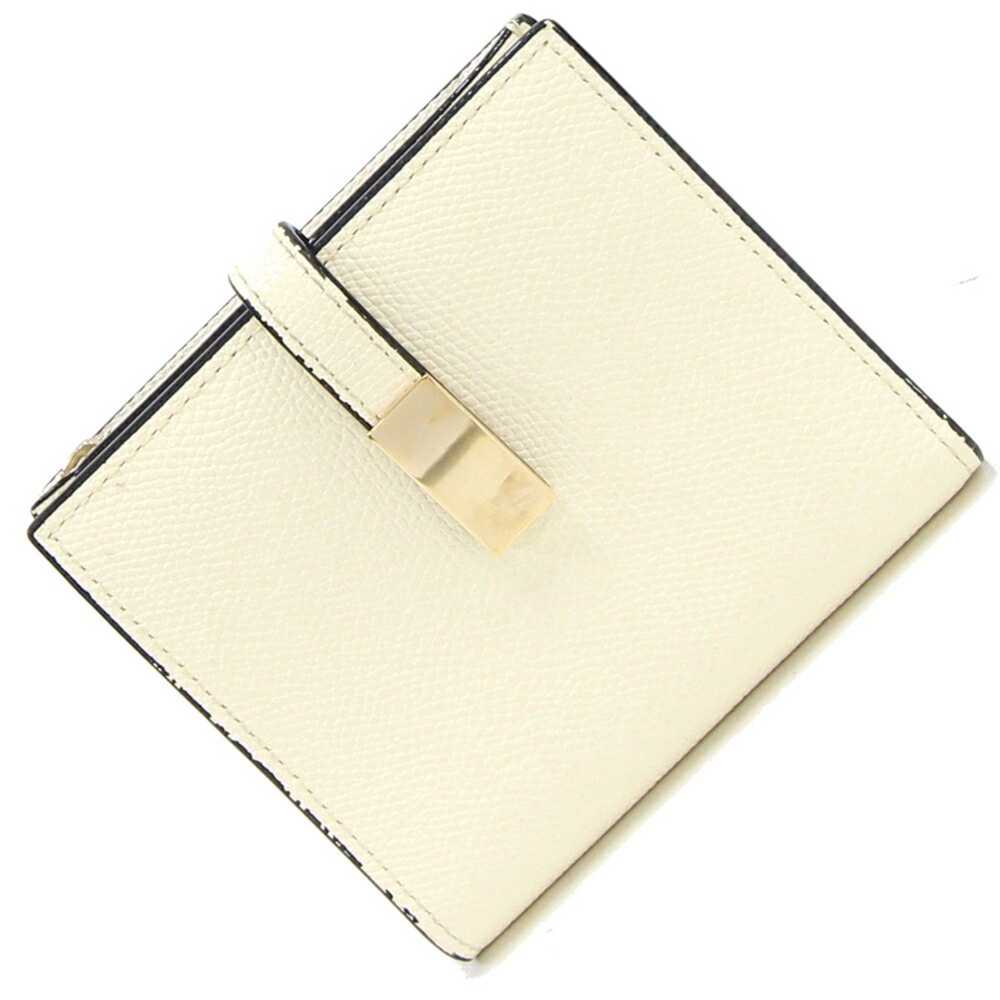 Valextra Valextra Bi-fold Wallet Small V9E39 Ivor… - image 1