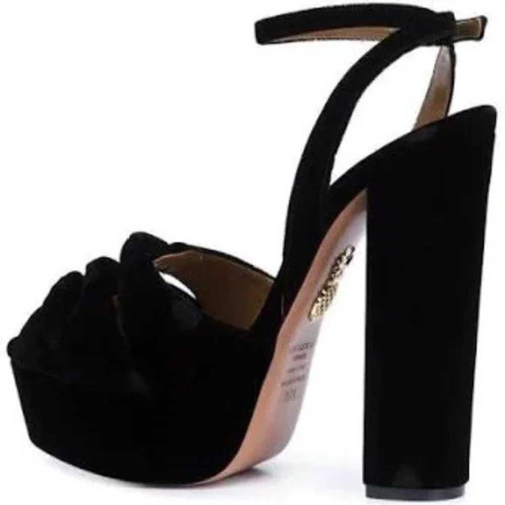 Aquazzura o1srvl11e1024 Platforms in Black - image 2