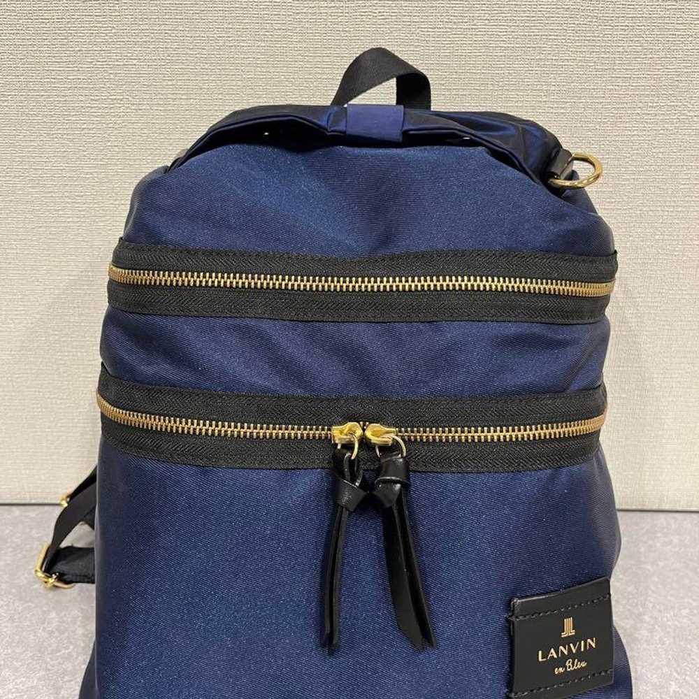 LANVIN Navy Backpack - image 1