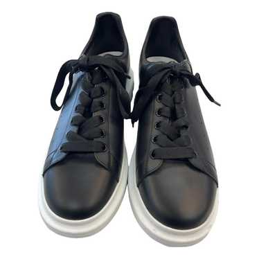 Alexander McQueen Oversize leather low trainers