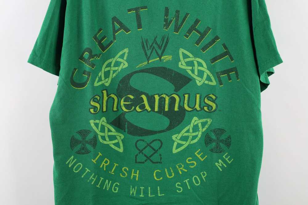 Vintage Vintage WWE White Sheamus Wrestling Short… - image 4