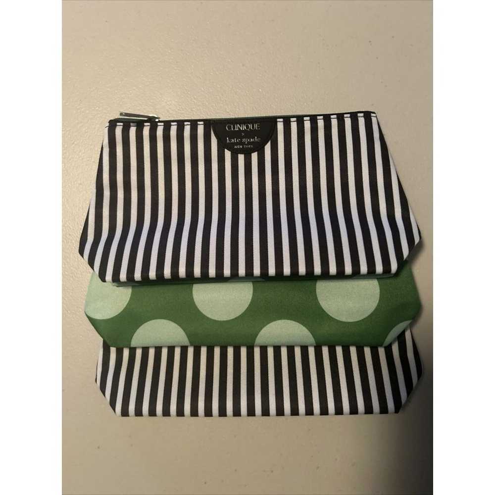 Kate Spade Clinique Cosmetics Makeup Bag- Stripes… - image 1