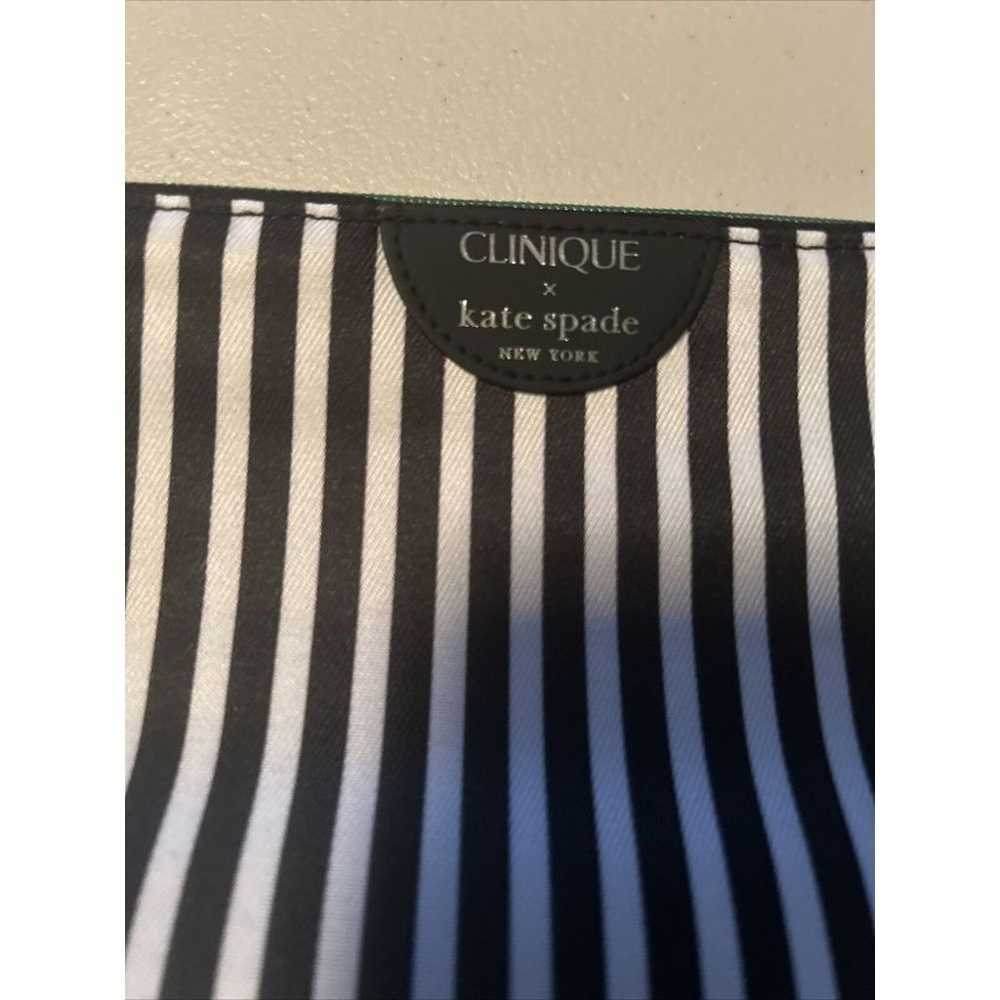 Kate Spade Clinique Cosmetics Makeup Bag- Stripes… - image 2