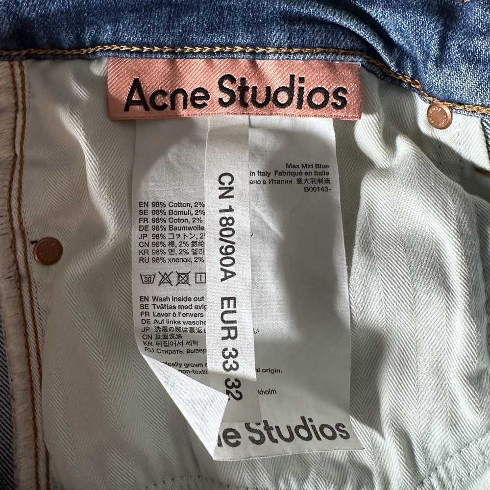 Acne Studios Max Mid Blue Denim - image 8