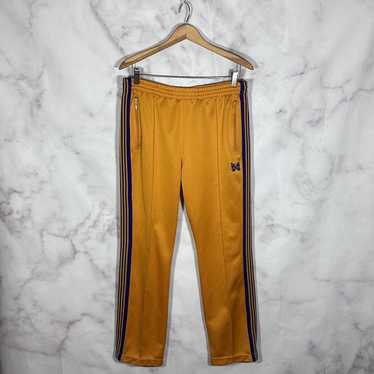 Needles Orange/Purple Pleated Track Pants