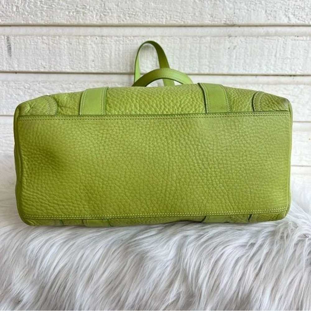 COACH Green Leather Vintage XL Tote Gallery Metro… - image 6