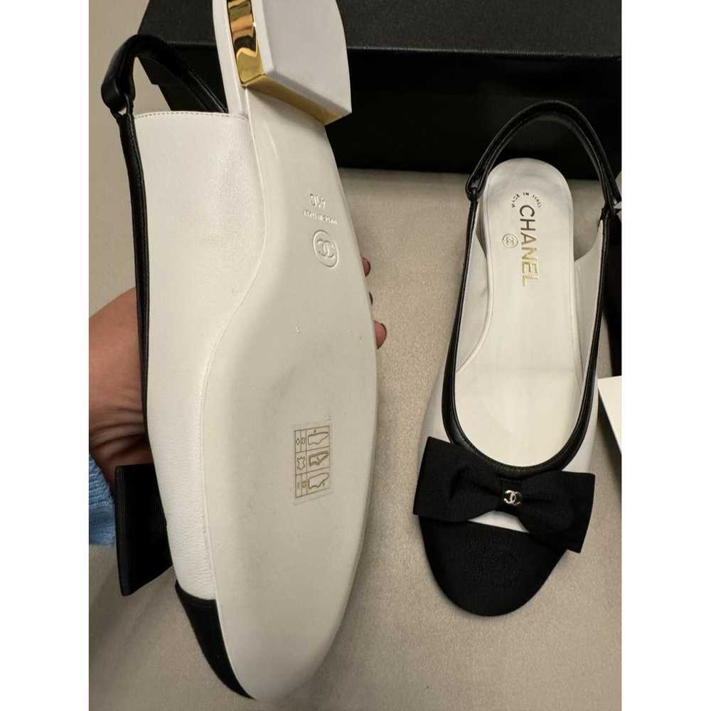 Chanel Slingback leather ballet flats - image 7