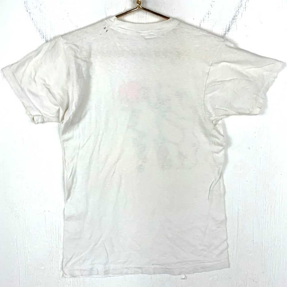 Vintage Authentic White Medium Sized 1980s Made i… - image 3