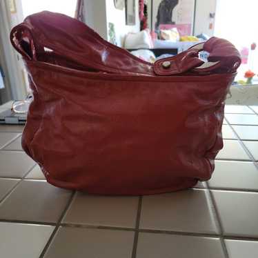 Red Patent Leather Furla Bag - image 1